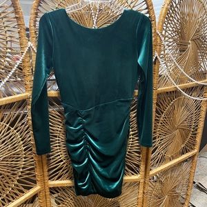 Velvet cocktail dress